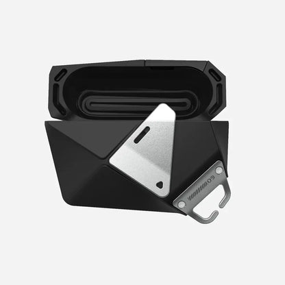 Geometric AirPods Pro Cases with Lock & Lanyard