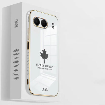 OnePlus Nord 4 Shining Maple Leaf Soft Plating Case