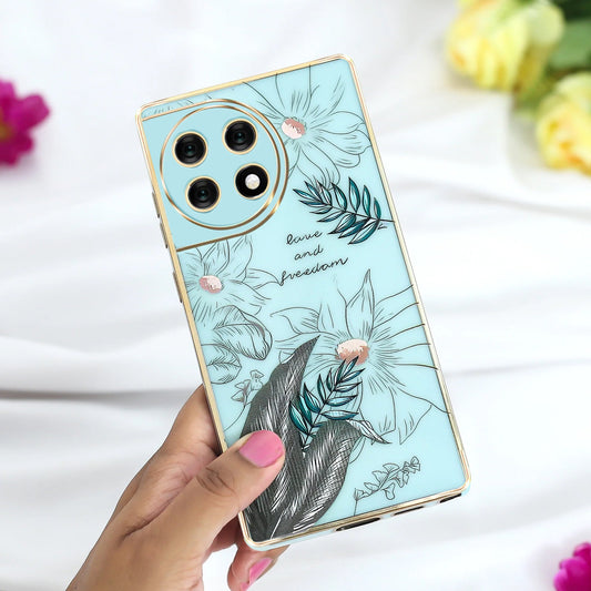 Chic Floral Fusion Bumper Case  - OnePlus