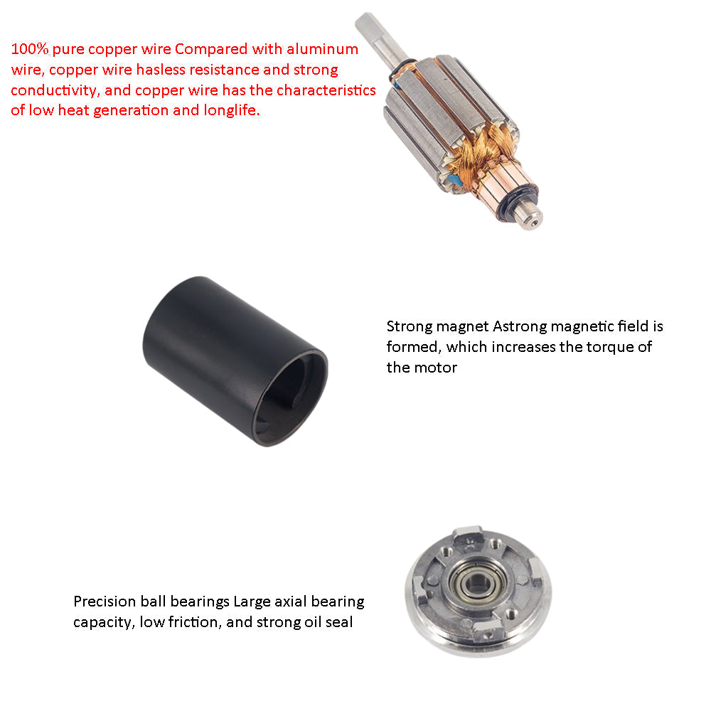 12V 4000RPM 38S BLDC Geared Industrial Grade Highly Reliable and Full Copper Motor