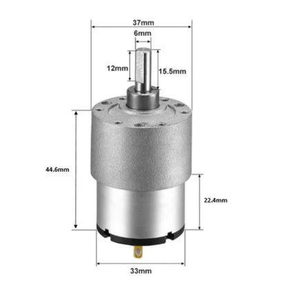 12V 100 RPM Side Shaft High Torque Motor (Original & new)