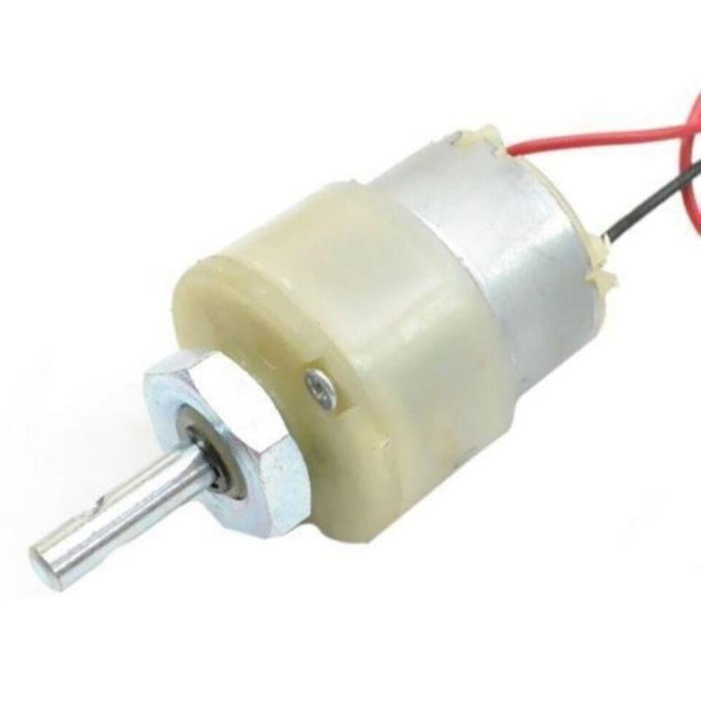 12V 100 RPM Centre Shaft Geared DC motor Metal Gears