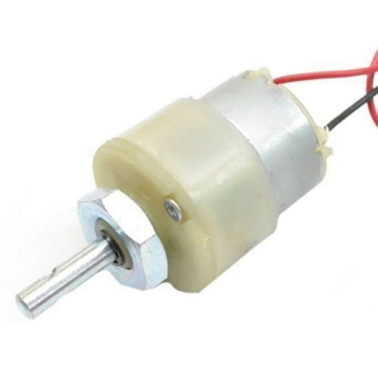 12V 100 RPM Centre Shaft Geared DC motor Metal Gears