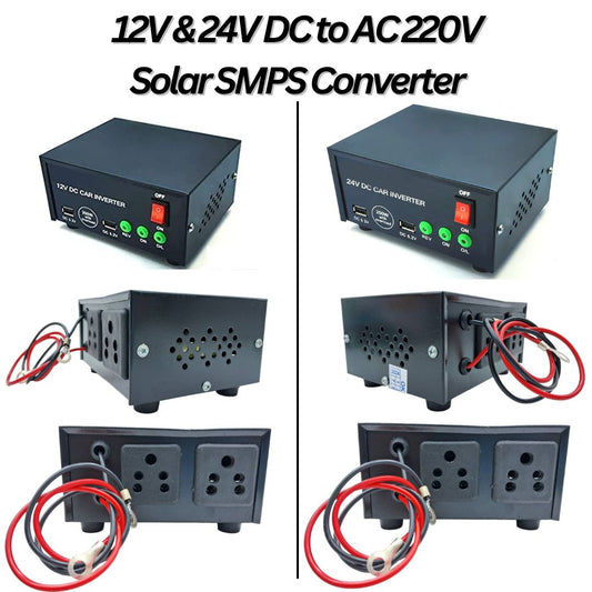 12V/24V DC to 220V AC SMPS Solar Converter