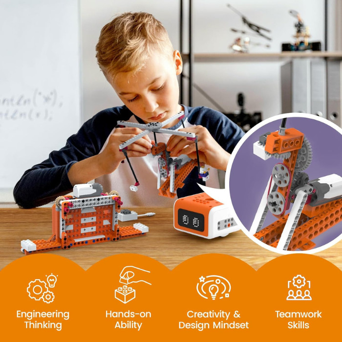 Matatalab 20 in 1 Creator STEM Kit - with 400 Building Blocks (Educational Robotics Starter Kit for 8+ Years) - Compatible with Lego