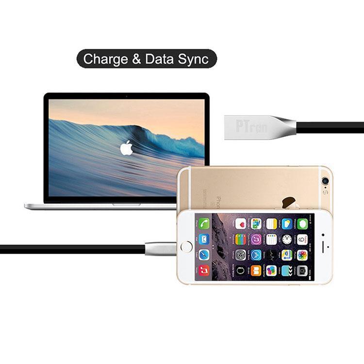 Buy pTron InTunes Pro Bluetooth Headset with Mic, Get pTron Dual Sided 2.4A USB Charging Cable Free
