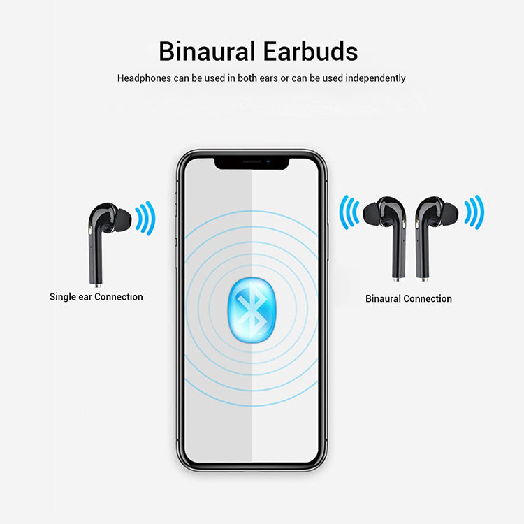 pTron Bassbuds Lite In-Ear True Wireless Bluetooth Earphones (TWS) with Mic - (Black)
