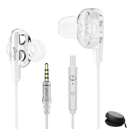 Buy Refurbished - PTron HBE6 Earphone Metal Bass Headphone With Mic ,Get pTron Boom Pro 4D In-Ear Wired Earphones with Mic