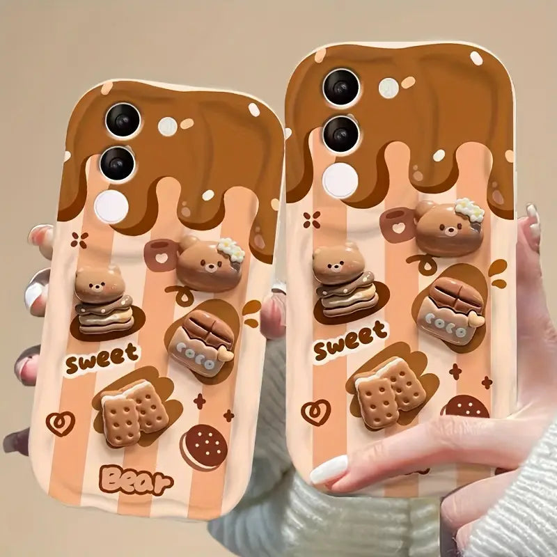 Caramel Teddy Shell Phone Case - Samsung