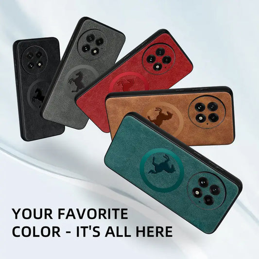 Jumping Horse Premium Faux Leather Case - OnePlus