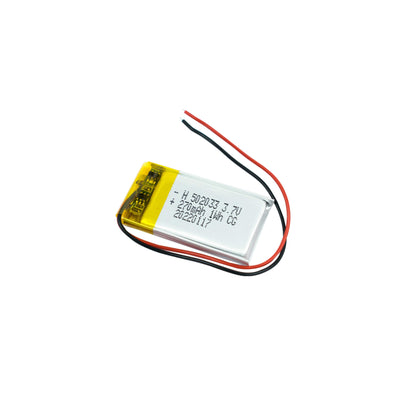 270mAh 3.7V Lithium Polymer Battery with BMS