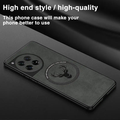 Luxury Deer Embossed Leather Case - OnePlus