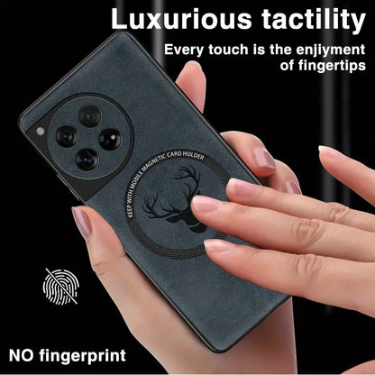 Luxury Deer Embossed Leather Case - OnePlus