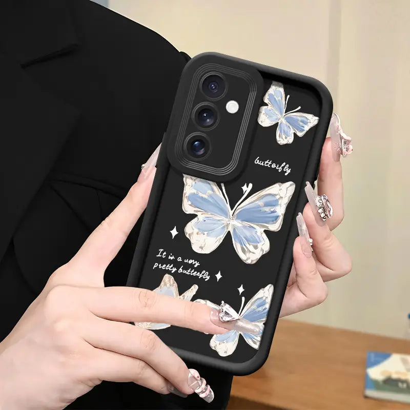Butterfly Dream Crystal TPU Case - Samsung