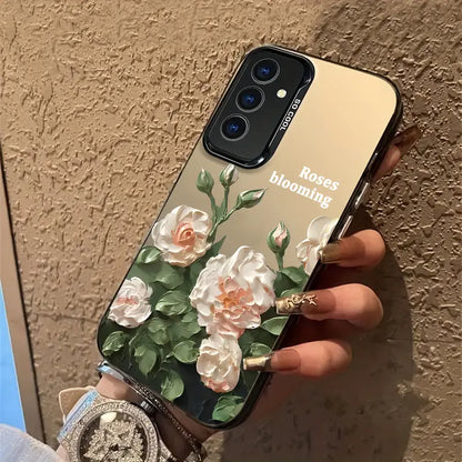 Fresh Oil Painting Flowers Phone Case - Samsung