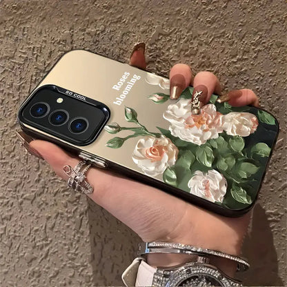 Fresh Oil Painting Flowers Phone Case - Samsung