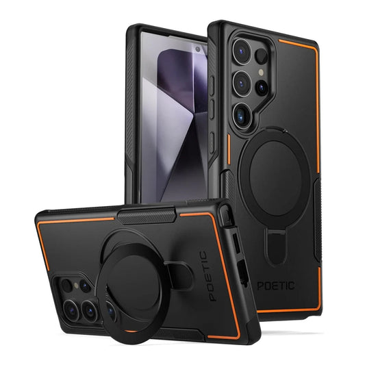 360 Protection Magnetic Ring Stand Case - Samsung