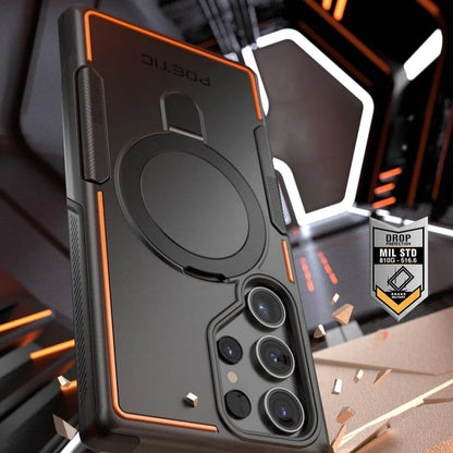 360 Protection Magnetic Ring Stand Case - Samsung