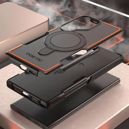 360 Protection Magnetic Ring Stand Case - Samsung