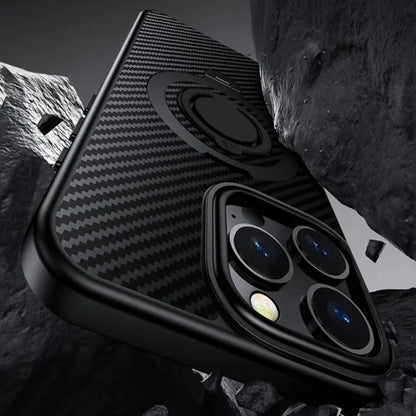 Superior Edge Ring Holder Carbon Case - iPhone
