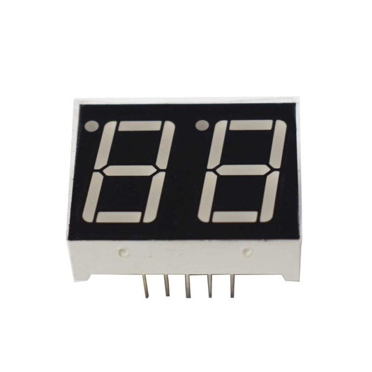 2 Digit Seven Segment Display - Green (Common Anode)