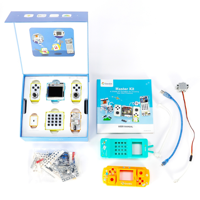 Elecrow - Crowbits-Master Kit with 3 fully functional products, STEM Programming Educational Building