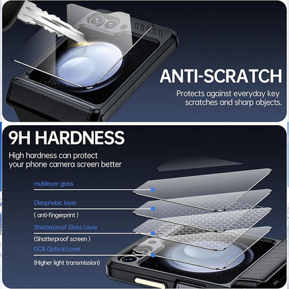 Galaxy Z Flip Series Reinforced Hexagon Armor Case