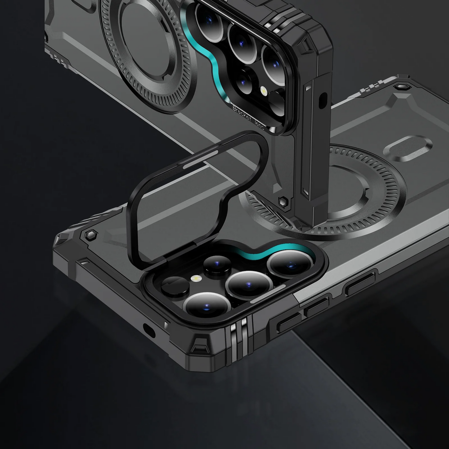 Rugged View Camera Stand Protective Case-Samsung