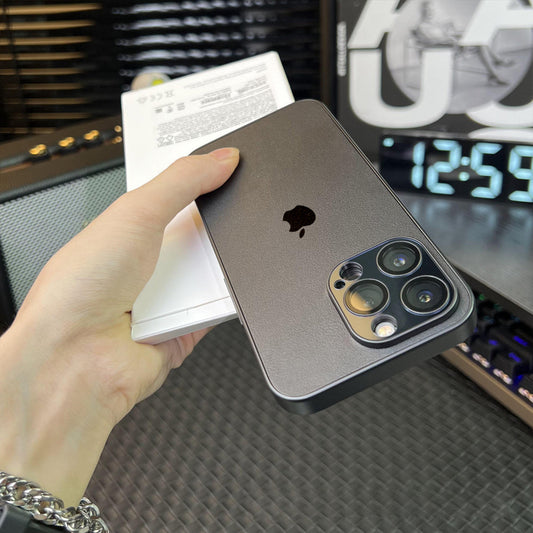 Ultra Sleek Matte Leather Case - iPhone