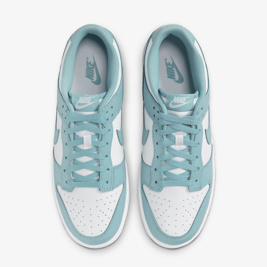 NIKE | DUNK LOW RETRO { WHITE/DENIM TURQ