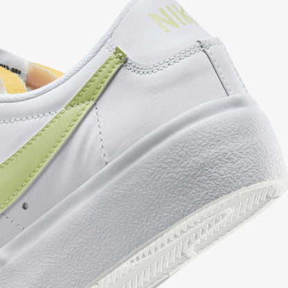 NIKE | BLAZER LOW PLATFORM { WHITE/LIFE LIME-TM ORANGE-BLACK