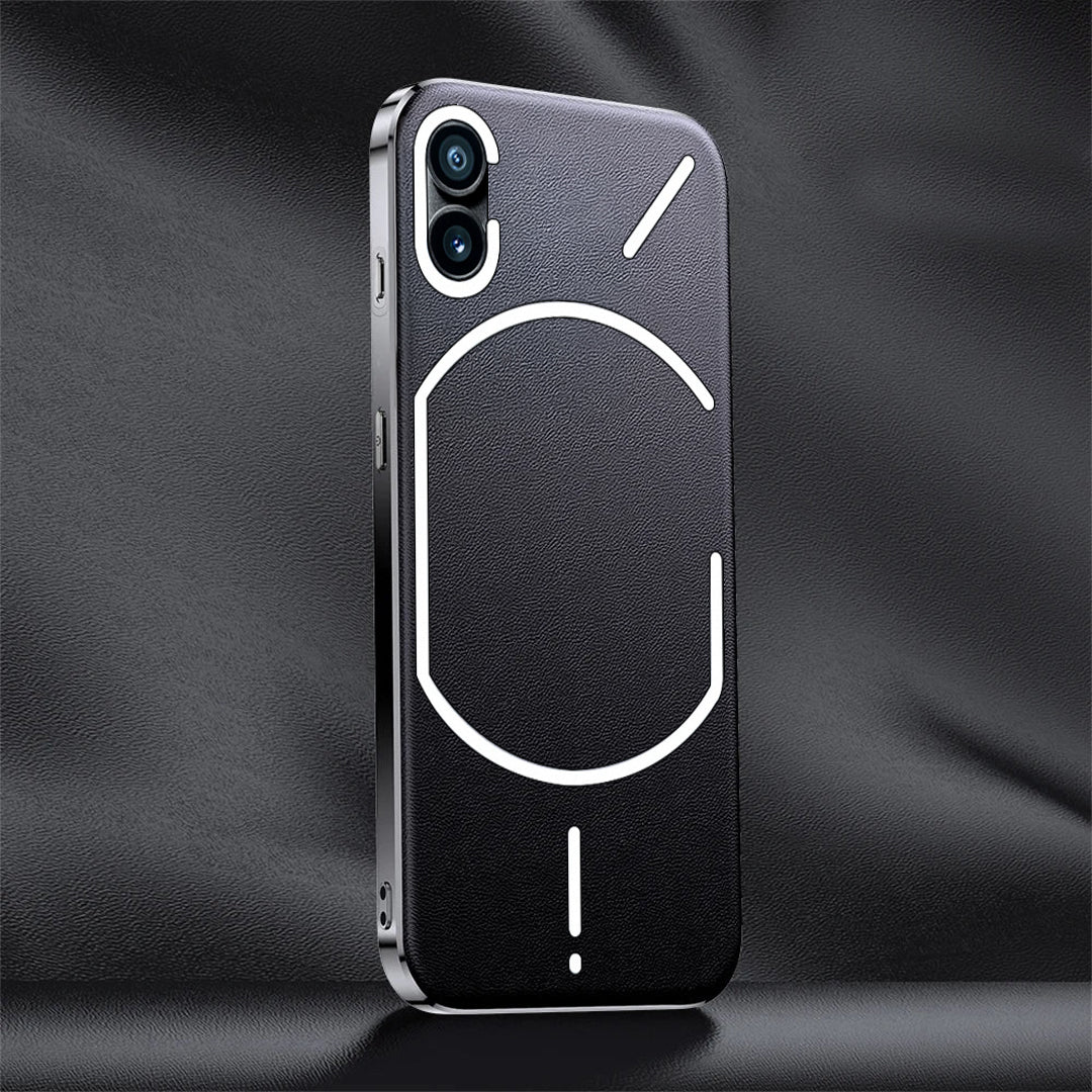 Chrome Edge Luxe Leather Case - Nothing