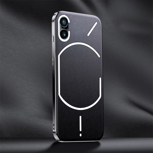 Chrome Edge Luxe Leather Case - Nothing