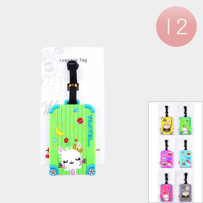 Fun Hamburger Cat Suitcase Luggage Tags for a Cute and Stylish Travel Experience