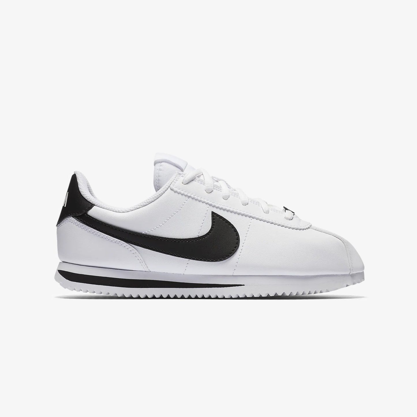 Nike | CORTEZ BASIC SL  { WHITE/BLACK