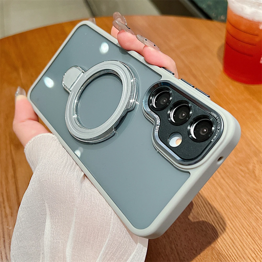 Clear Magnetic Ring Stand Case - Samsung