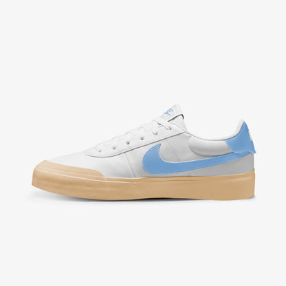 Nike | COURT SHOT { WHITE/PSYCHIC BLUE-GUM YELLOW
