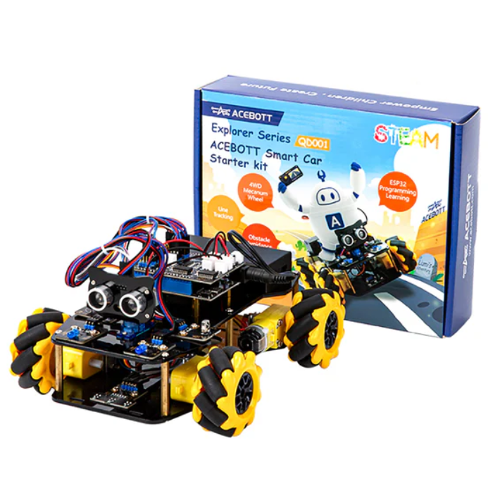 ACEBOTT ESP32 4WD Smart Robot Car Kit for Arduino