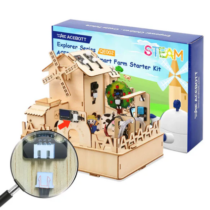 ACEBOTT ESP32 Smart Farm IoT Starter Kit with Arduino IDE/ACECode(Scratch) - QE002