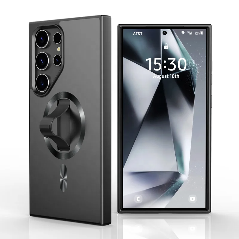 Galaxy S24 Ultra Armor Flex Hybrid Magnetic Stand Case
