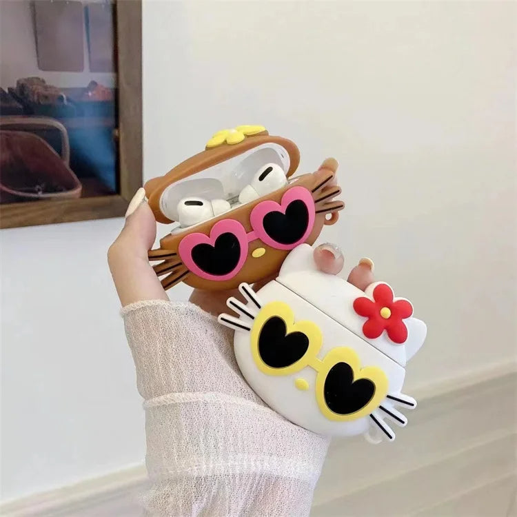 Sunny Kitty Shades AirPods Case