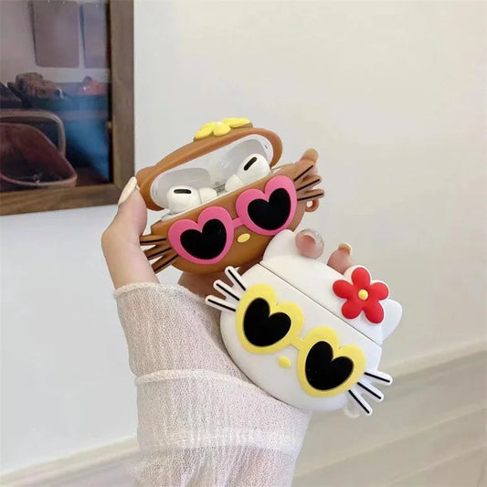 Sunny Kitty Shades AirPods Case