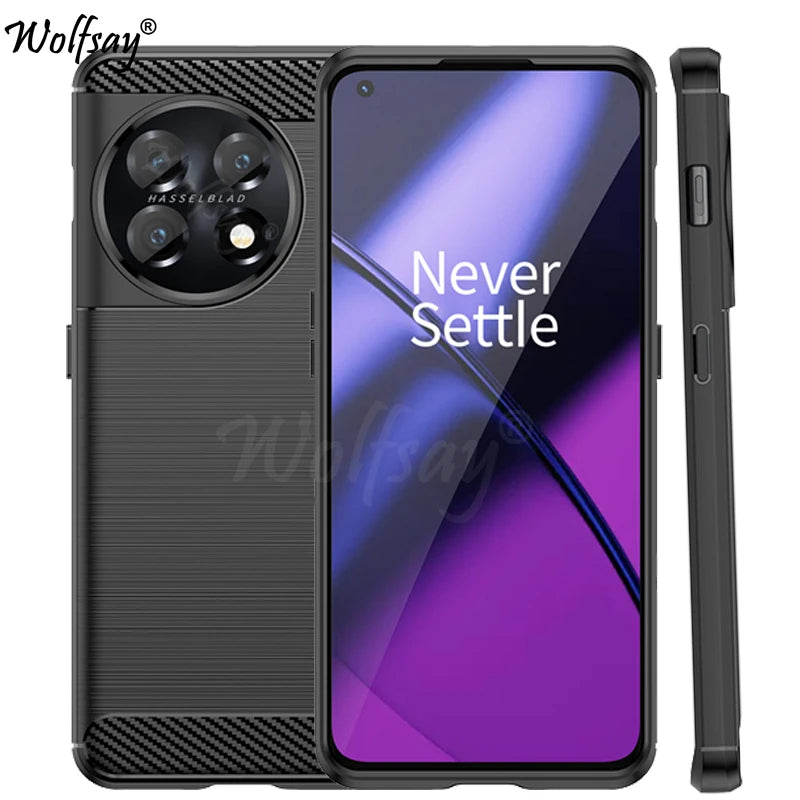 Dual Texture Carbon Fiber PU Case - OnePlus