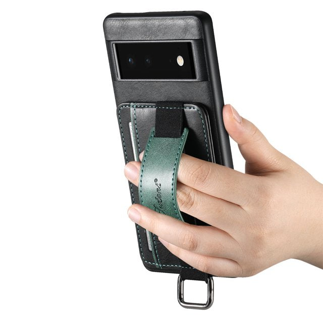 Urban Elegance Retro Card Holder Case - Google Pixel