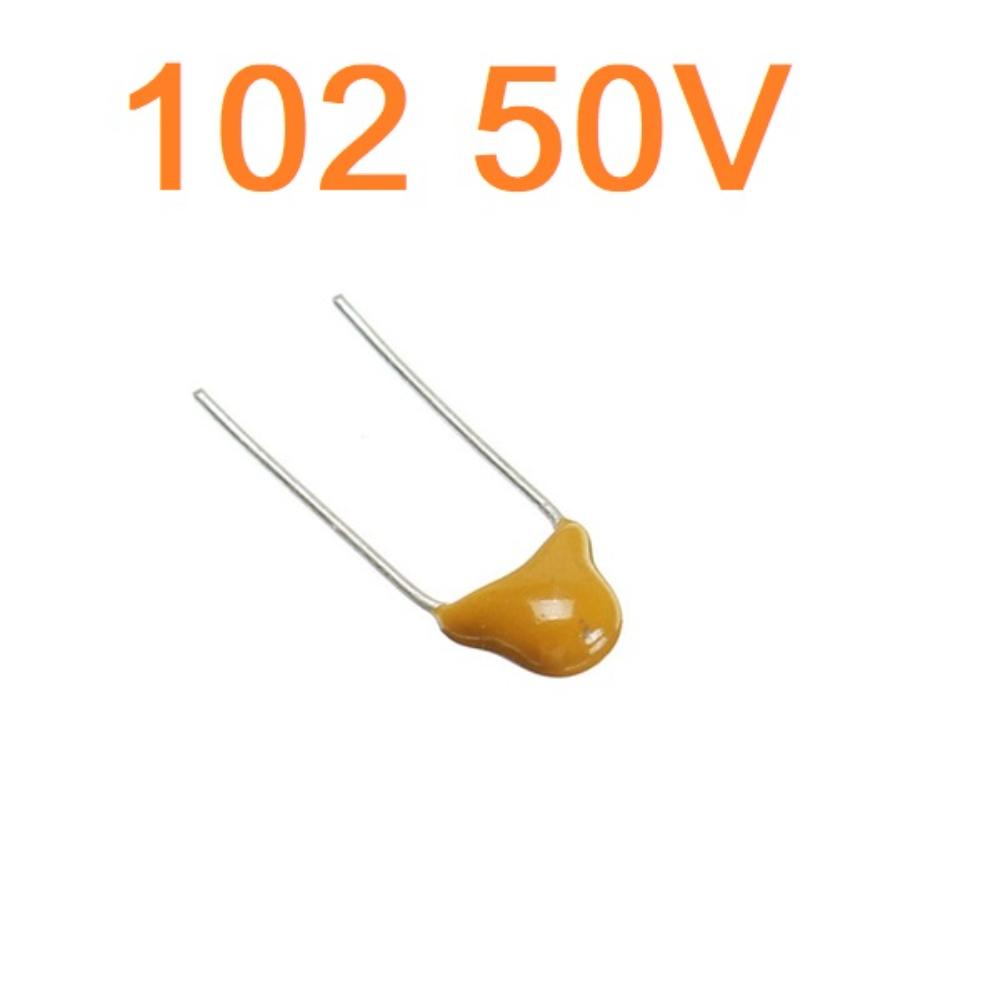 1uF/50V Monolithic ceramic capacitor 102 100 Pcs