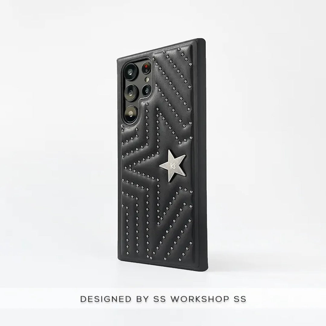 Glamorous Rivet Embellished Star Case - Samsung