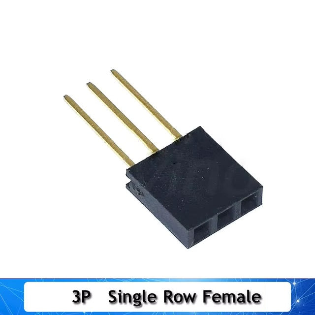 Female Berg Strip 2.54mm Straight Header Pin
