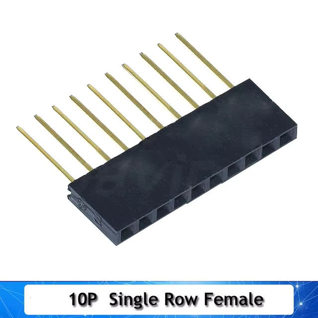 Female Berg Strip 2.54mm Straight Header Pin
