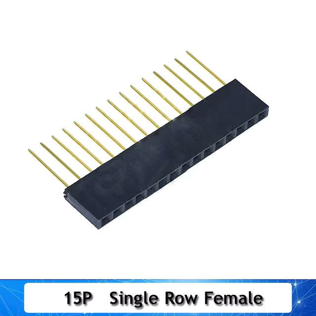 Female Berg Strip 2.54mm Straight Header Pin