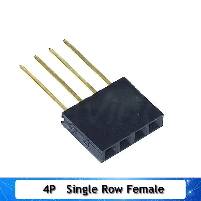 Female Berg Strip 2.54mm Straight Header Pin